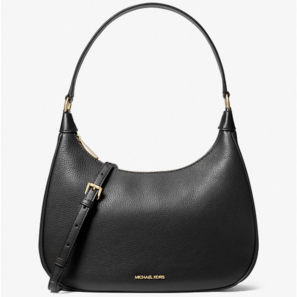 NWT* MICHAEL KORS * Cora Large Pebbled Leather Shoulder Bag